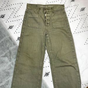 Cropped Wide Leg American Eagle Pants